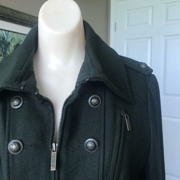 Steve Madden jacket army green Wool Large - Picture 2 of 8